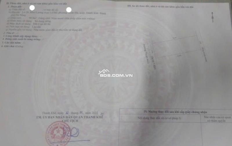 NHÀ C4 ĐƯỜNG THUẬN AN 3– TRUNG TÂM THANH KHÊ